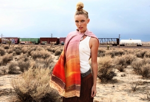 Ultimate Graveyard Mojave Desert - NY Post Fashion Photoshoot - Trains and Train Tracks