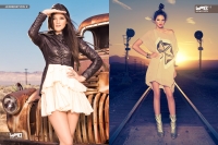 Ultimate Graveyard Mojave Desert Shoot Location - with Kendall Jenner & Kylie Jenner Fashion Photoshoot by Nick Saglimbeni for WMB 3D Magazine - Rusted Truck & Train Tracks