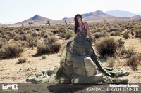 Ultimate Graveyard Mojave Desert Shoot Location - BTS with Kylie Jenner Fashion Photoshoot by Nick Saglimbeni for WMB 3D Magazine - Mojave Desert Landscape