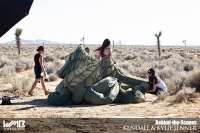 Ultimate Graveyard Mojave Desert Shoot Location - BTS with Kylie Jenner Fashion Photoshoot by Nick Saglimbeni for WMB 3D Magazine - Monica Rose Styling