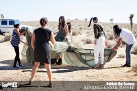 Ultimate Graveyard Mojave Desert Shoot Location - BTS with Kendall Jenner & Kylie Jenner Fashion Photoshoot by Nick Saglimbeni for WMB 3D Magazine - Monica Rose Styling
