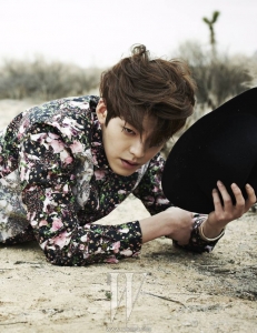 Ultimate Graveyard Mojave Desert Shoot Location - Kim Woo Bin Fashion Photoshoot for W Korea Magazine - Mojave Desert Brush