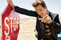 Ultimate Graveyad Mojave Desert Photography & Film Location - Matthew McConaughey Fashion Photoshoot for GQ Magazine Cover - Stop Sign