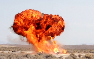 UltimateGraveyard Mojave Desert Film Location - LootCrate & RocketJump Car Explosion
