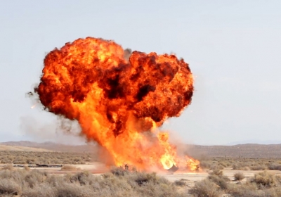 UltimateGraveyard Mojave Desert Film Location - LootCrate & RocketJump Car Explosion