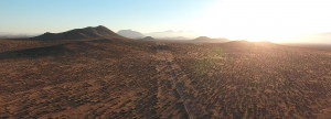 Ultimate Graveyard Aerial Drone of Mojave Desert Film Location