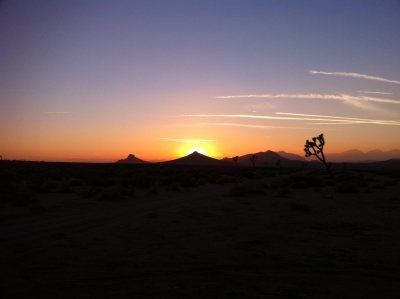 UltimateGraveyard Mojave Desert Filming & Photography Location - Joshua Trees & Sunset Mountain Views