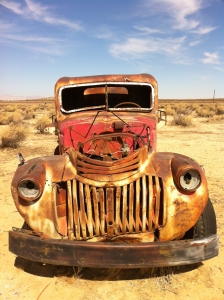 UltimateGraveyard Mojave Desert Photography & Film Location - Rusted Old Water Tanker Truck