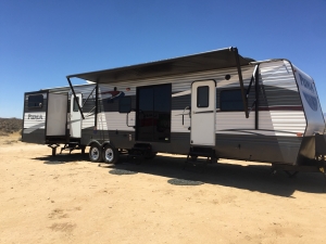 UltimateGraveyard Mojave Desert Photography & Film Location - 42ft 5th Wheel Production Trailer for your next production