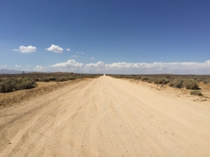 UltimateGraveyard Mojave Desert Filming & Photography Location - Long Wide Main Dirt Road