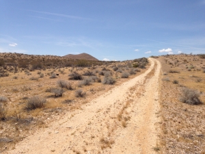 UltimateGraveyard Mojave Desert Filming & Photography Location - Long Dirt Road into the Mojave Desert Mountains