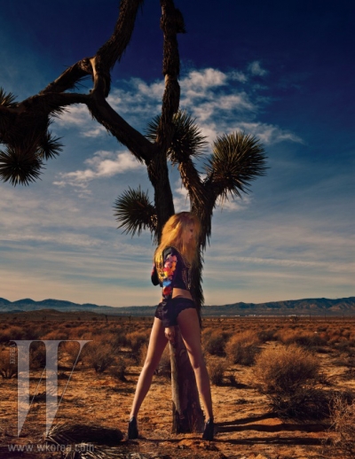 Ultimate Graveyard Mojave Desert Shoot Location - Fashion Photoshoot for W Korea Magazine March 2013 - Joshua Trees
