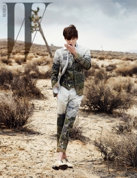 Ultimate Graveyard Mojave Desert Shoot Location - Kim Woo Bin Fashion Photoshoot for W Korea Magazine - Mojave Desert Landscape