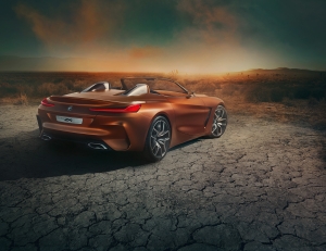 UltimateGraveyard: BMW Z4 Concept Car Back Angle - Cracked Earth - Photo by Agnieszka Doroszewicz